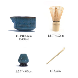 7pcs 4pcs Japanese Matcha Set Handmade Home Easy Clean Bowl Bamboo Whisk Teaspoon Tea Sets Tea Making Tools Accessories Ceremony